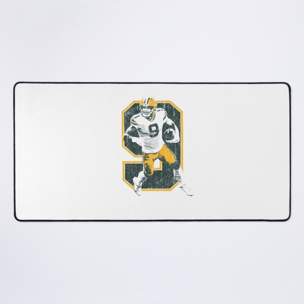 Item preview, Distressed Green Gold Number 9 Football Graphic designed and sold by BrielleKreiger.