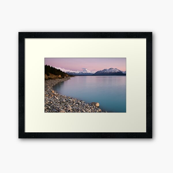 Mt Cook, Sunrise. Framed Art Print