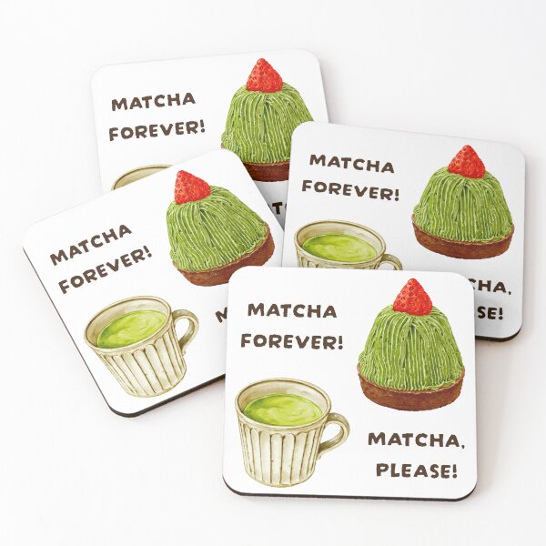 Item preview, Matcha Forever Cute Dessert Collection designed and sold by mmkn.art.