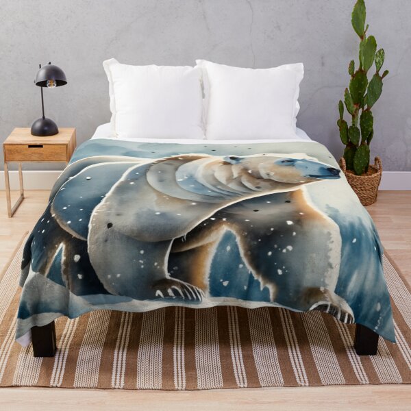 Item preview, Polar Bear in Winter Landscape designed and sold by Gustavo Navarro.