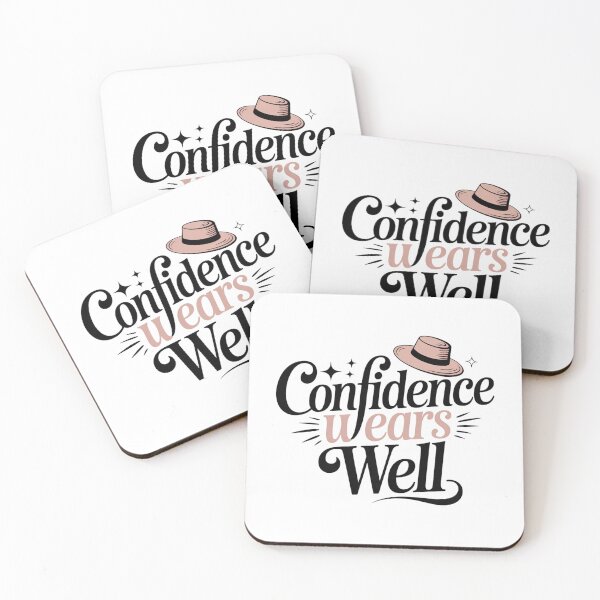 Item preview, Confidence Wears Well. Stylish Confidence Quote designed and sold by Aarvya Fashion Club ( A.F.C ).