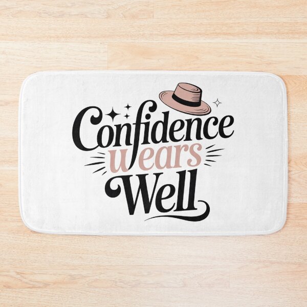 Item preview, Confidence Wears Well. Stylish Confidence Quote designed and sold by Aarvya Fashion Club ( A.F.C ).