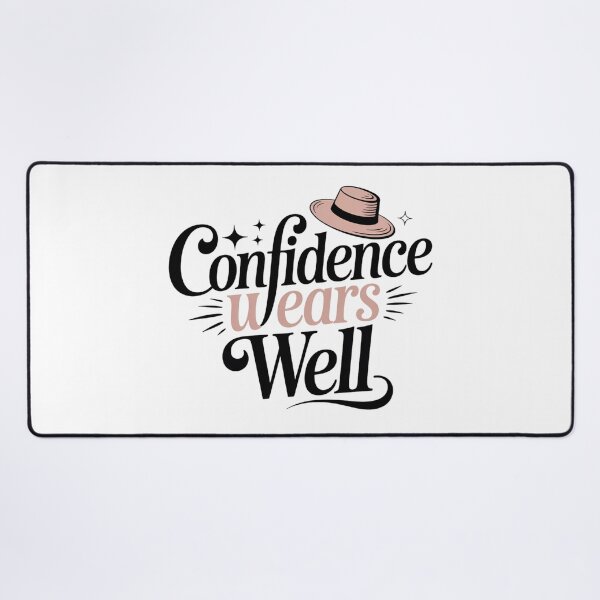 Item preview, Confidence Wears Well. Stylish Confidence Quote designed and sold by Aarvya Fashion Club ( A.F.C ).