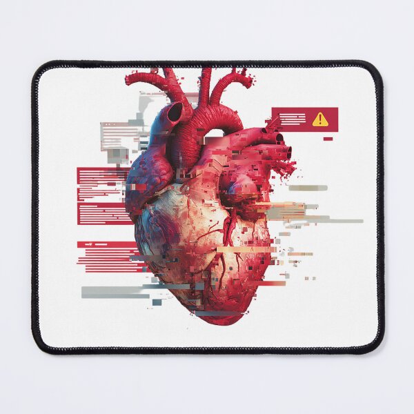Item preview, System Error – Glitched Anatomical Heart designed and sold by Alphakenon.