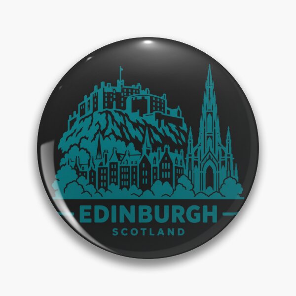 Item preview, Edinburgh Scotland Line Art Skyline Poster designed and sold by CMYKStudio.