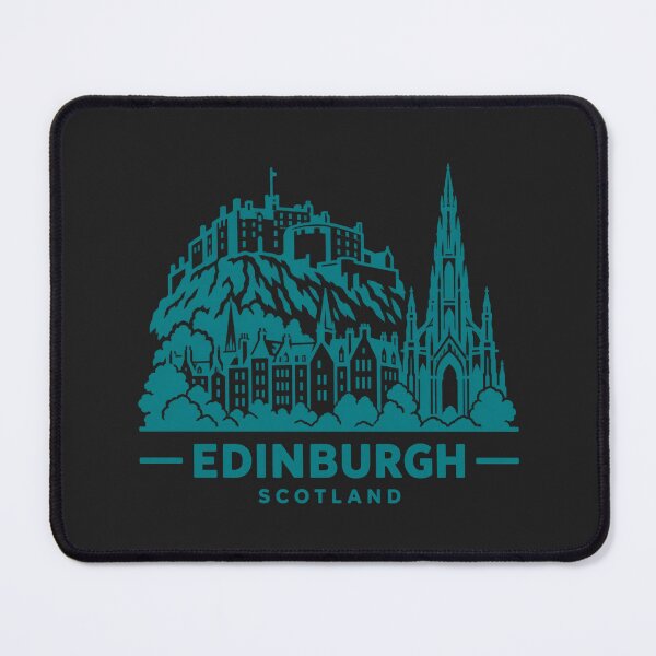 Item preview, Edinburgh Scotland Line Art Skyline Poster designed and sold by CMYKStudio.