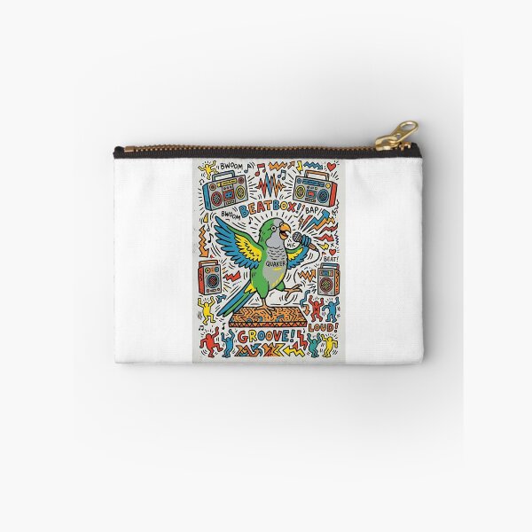 Item preview, Quaker Parrot Beatbox Artist designed and sold by PictoVibe.