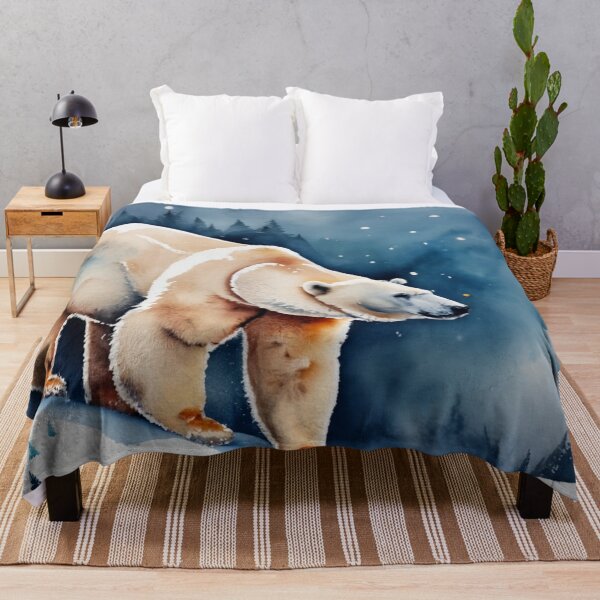 Item preview, Polar Bear in Snowy Wilderness designed and sold by Gustavo Navarro.