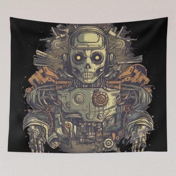 Item preview, obotic Revolution - Futuristic AI Machine Takeover Art designed and sold by Alphakenon.