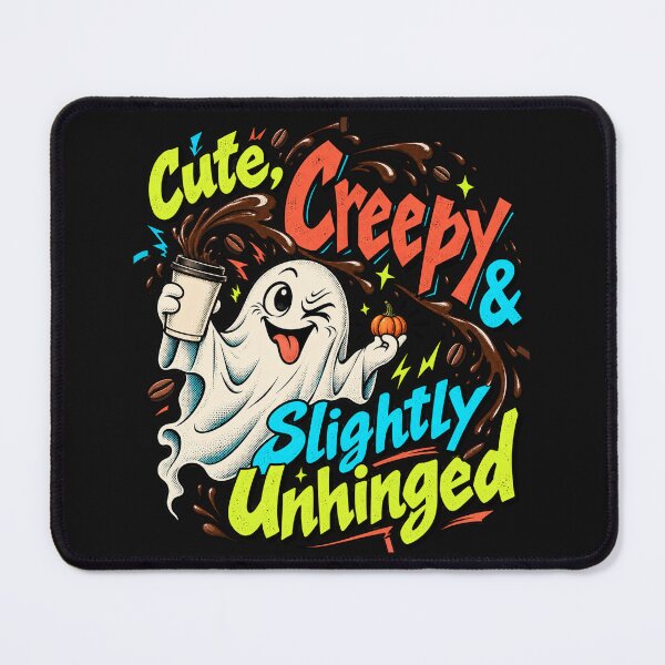 Item preview, Cute, Creepy & Slightly Unhinged girly Halloween designed and sold by JollyNib.