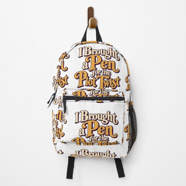 Item preview, I Brought a Pen for the Plot Twist Bookish Art designed and sold by Bikivuno.