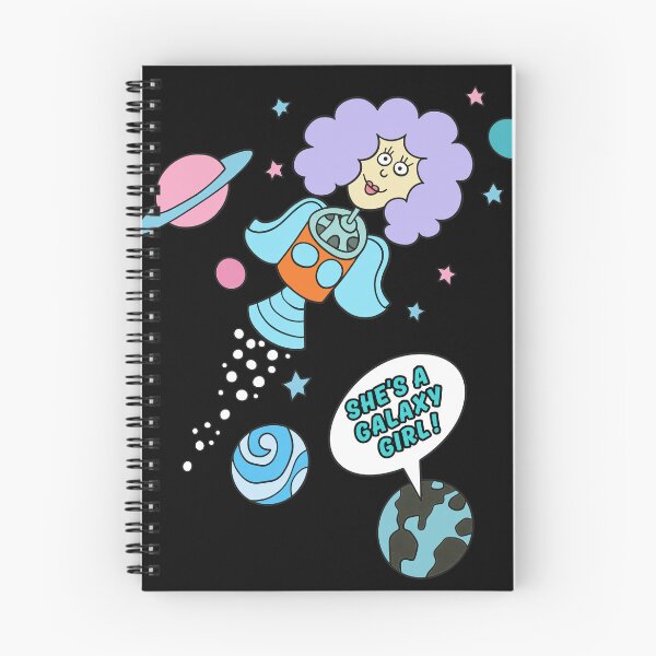 Item preview, Retro Galaxy Girl Cartoon Space Planet Art designed and sold by ANTHONJACKSOA.