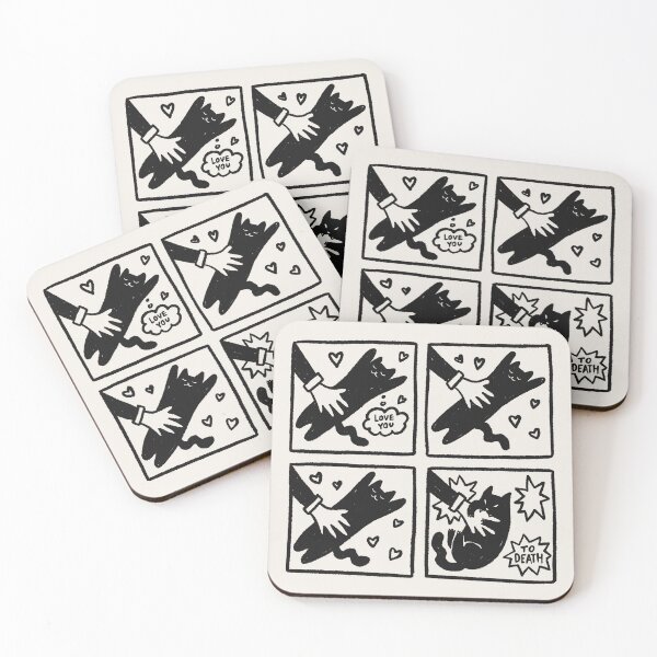Item preview, Cats Love Comic designed and sold by Midnight Coffee.