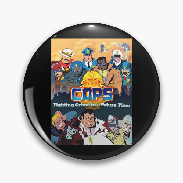 Item preview, COPS Fighting Crime Future Time Retro Cartoon Art designed and sold by ANTHONJACKSOA.
