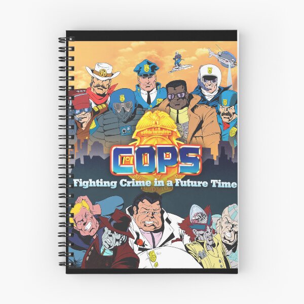 Item preview, COPS Fighting Crime Future Time Retro Cartoon Art designed and sold by ANTHONJACKSOA.