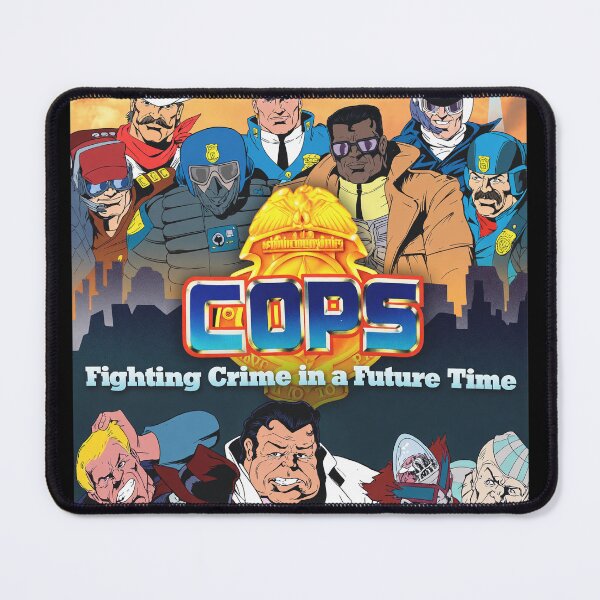 Item preview, COPS Fighting Crime Future Time Retro Cartoon Art designed and sold by ANTHONJACKSOA.