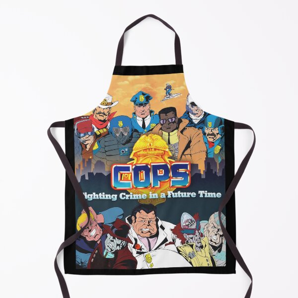 Item preview, COPS Fighting Crime Future Time Retro Cartoon Art designed and sold by ANTHONJACKSOA.