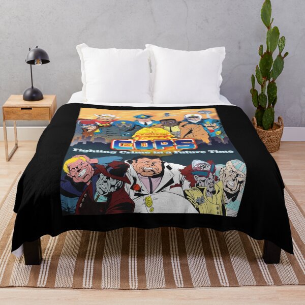 Item preview, COPS Fighting Crime Future Time Retro Cartoon Art designed and sold by ANTHONJACKSOA.