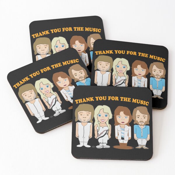Item preview, Thank You For The Music ABBA Caricature designed and sold by ANTHONJACKSOA.