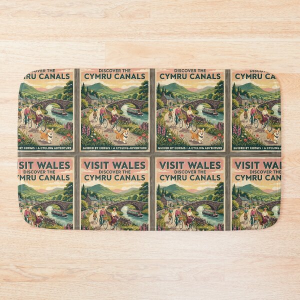 Item preview, Pembroke Welsh Corgi Canal Cyclist designed and sold by PictoVibe.