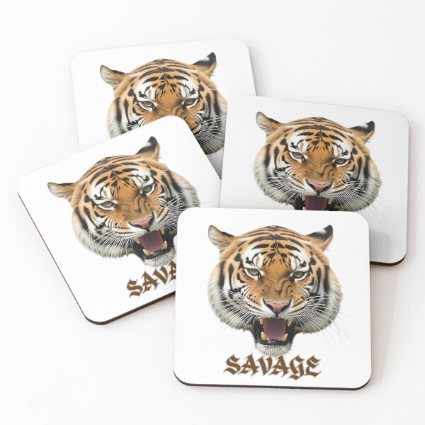 Item preview, Savage Majestic Tiger Face Photo Art  designed and sold by Debsgiftware .