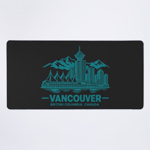 Item preview, Vancouver British Columbia Canada Line Art Skyline Poster designed and sold by CMYKStudio.