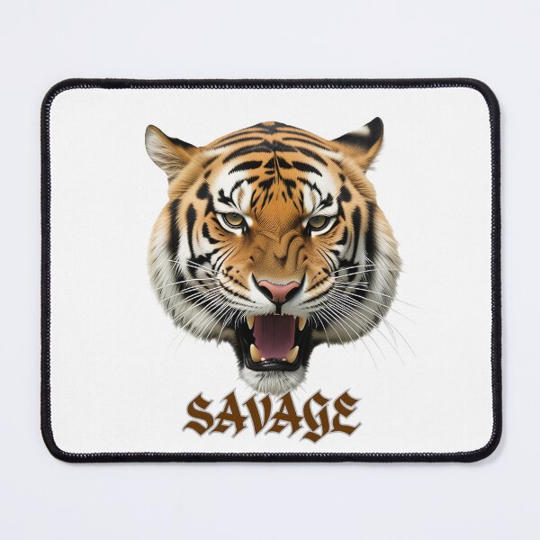 Item preview, Savage Majestic Tiger Face Photo Art designed and sold by Debsgiftware .
