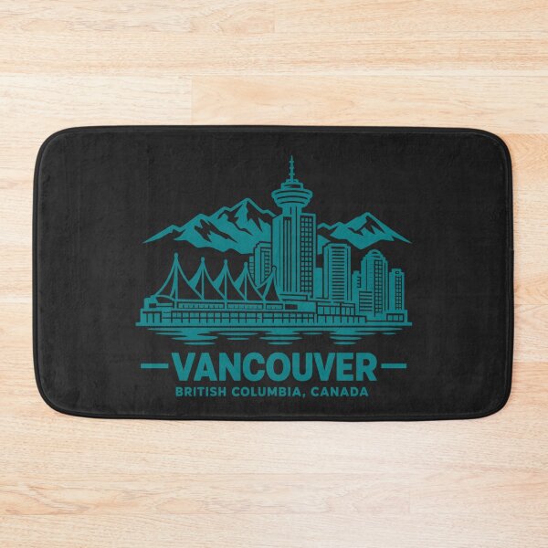 Item preview, Vancouver British Columbia Canada Line Art Skyline Poster designed and sold by CMYKStudio.