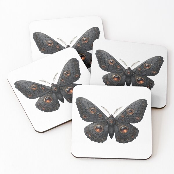 Item preview, Eyed Moth – Dark Fantasy Surreal Insect Design designed and sold by Alphakenon.