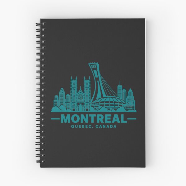 Item preview, Montreal Quebec Canada Line Art Skyline Poster designed and sold by CMYKStudio.