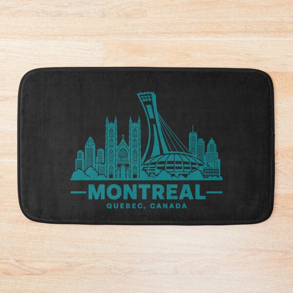 Item preview, Montreal Quebec Canada Line Art Skyline Poster designed and sold by CMYKStudio.