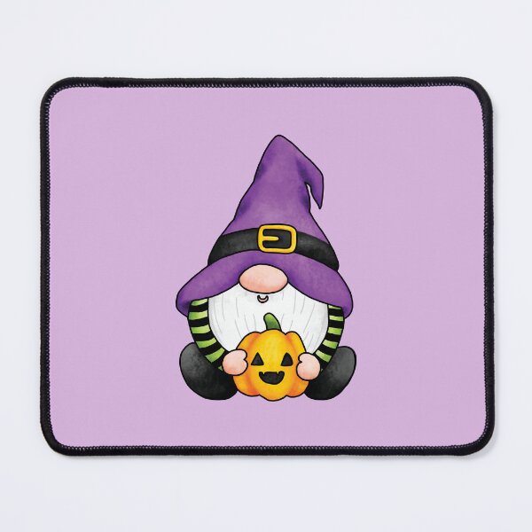 Item preview, Halloween Gnome With Beard Pumpkin and Witch Hat Spooky Cute Kawaii Witchy Fall Autumn Green Black Stripes for Kids Moms Teachers designed and sold by pillarofme.