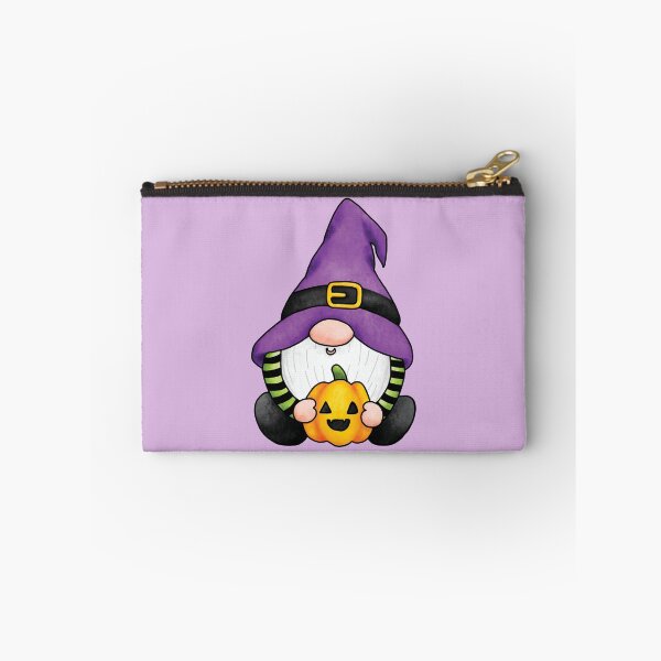 Item preview, Halloween Gnome With Beard Pumpkin and Witch Hat Spooky Cute Kawaii Witchy Fall Autumn Green Black Stripes for Kids Moms Teachers designed and sold by pillarofme.