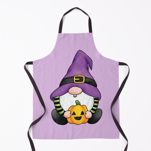 Item preview, Halloween Gnome With Beard Pumpkin and Witch Hat Spooky Cute Kawaii Witchy Fall Autumn Green Black Stripes for Kids Moms Teachers designed and sold by pillarofme.