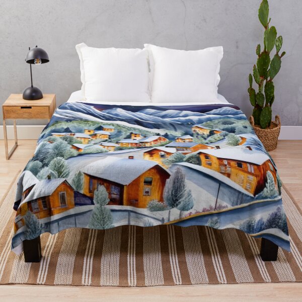Item preview, Winter Village and Mountain View designed and sold by Gustavo Navarro.