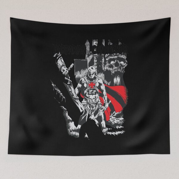Item preview, Heroic Warrior Fantasy Castle Skull Red Emblem Art designed and sold by ANTHONJACKSOA.