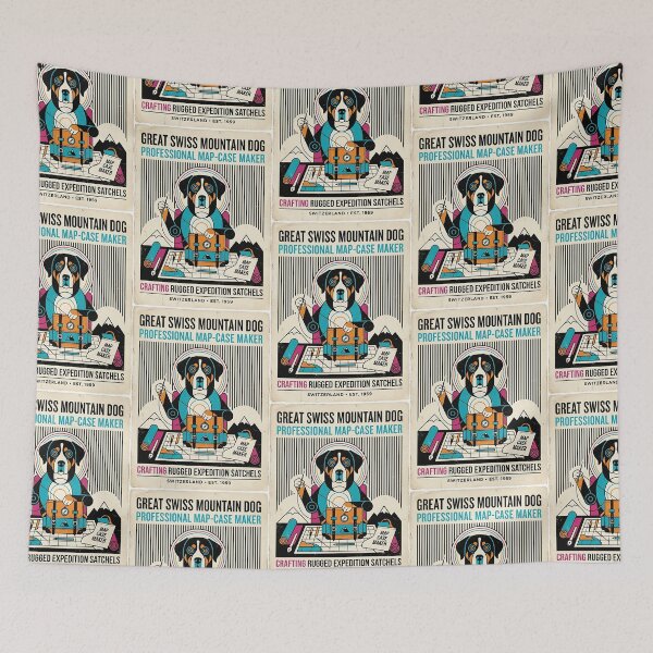 Item preview, Great Swiss Mountain Dog Satchel Maker designed and sold by PictoVibe.