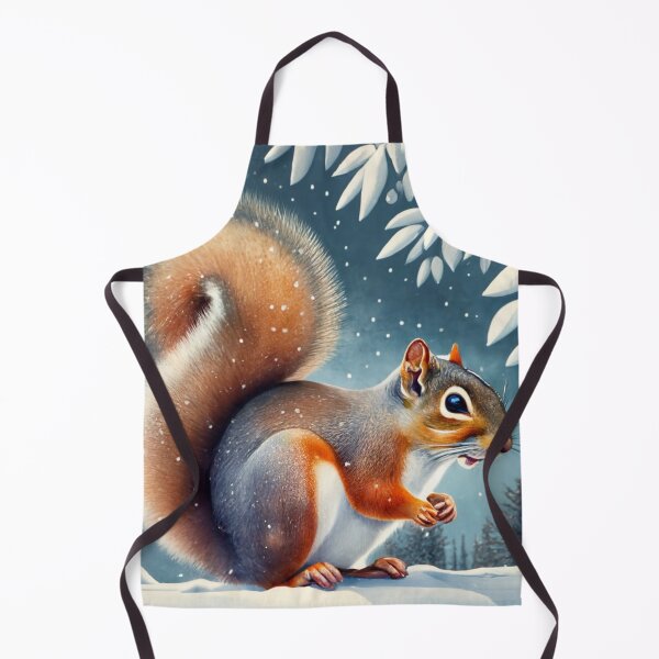 Item preview, Red Squirrel on a Snowy Branch designed and sold by Gustavo Navarro.