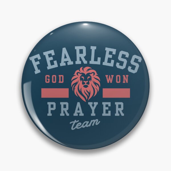 Item preview, Fearless Prayer Team, God Won Lion Mascot, Faith Team Jesus Tribe of Judah  designed and sold by Forevermore.