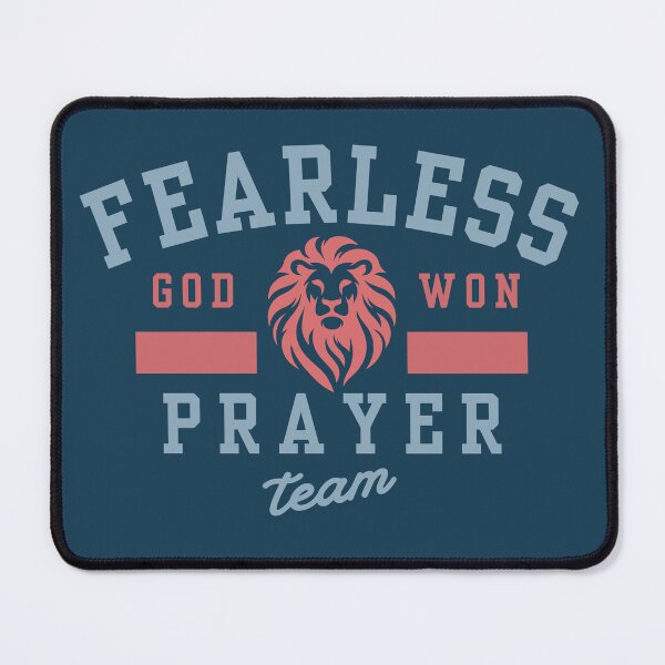 Item preview, Fearless Prayer Team, God Won Lion Mascot, Faith Team Jesus Tribe of Judah designed and sold by Forevermore.