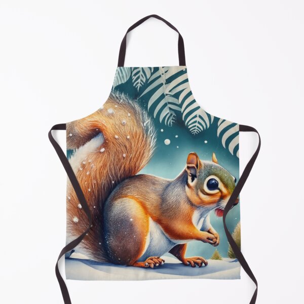 Item preview, Red Squirrel in Snowy Woods designed and sold by Gustavo Navarro.