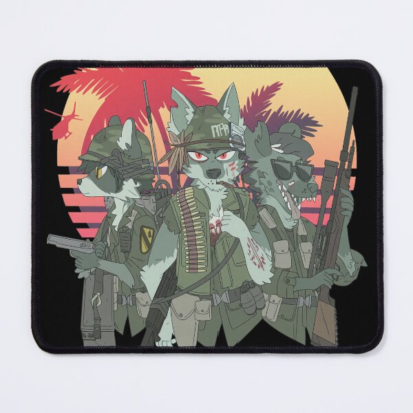 Item preview, Retro Military Wolves Sunset Art designed and sold by ANTHONJACKSOA.