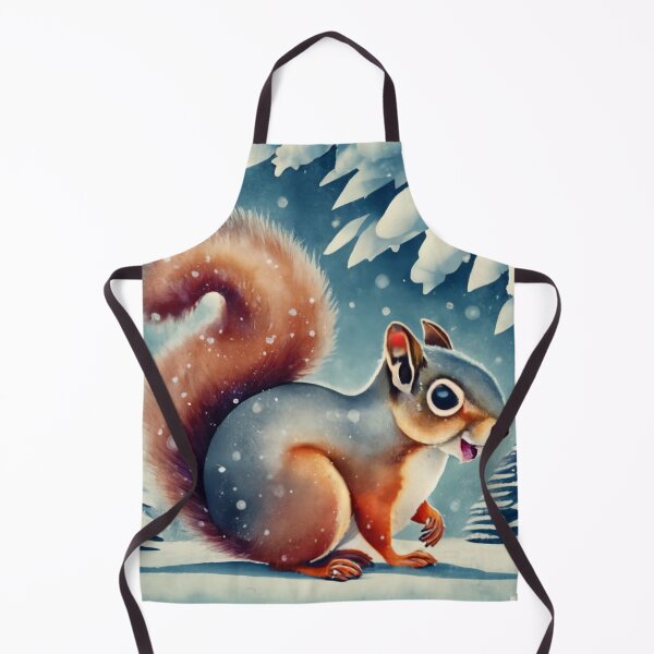 Item preview, Squirrel Under Snowy Leaves designed and sold by Gustavo Navarro.
