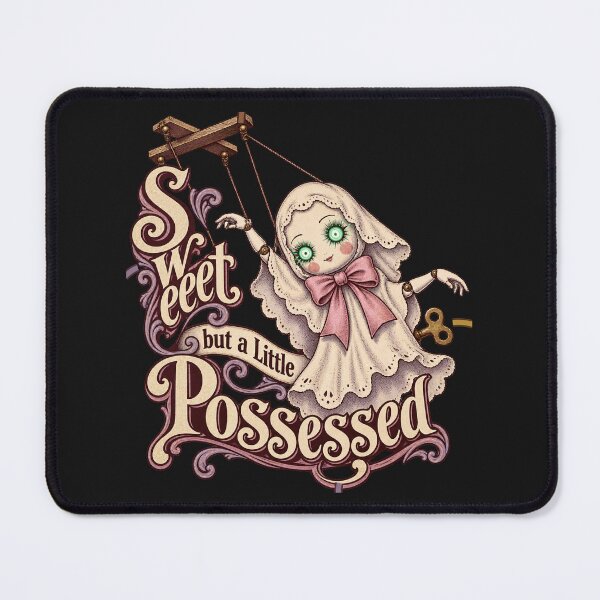 Item preview, Sweet but a Little Possessed girly Halloween designed and sold by JollyNib.