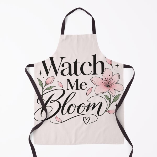 Item preview, Watch Me Bloom Floral Inspirational Quote – Self Growth & Positive Mindset designed and sold by Sanika arts .