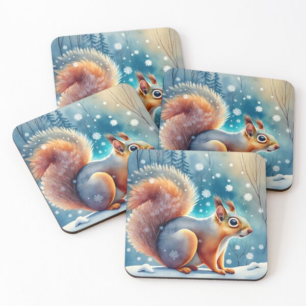 Item preview, Squirrel in a Winter Forest designed and sold by Gustavo Navarro.