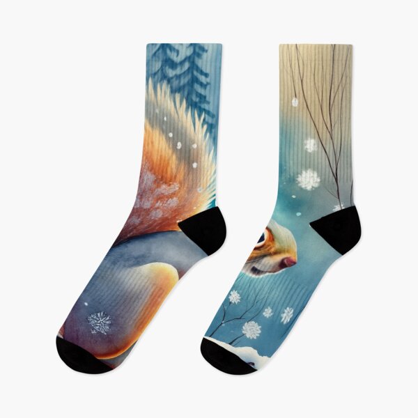 Item preview, Squirrel in a Winter Forest designed and sold by Gustavo Navarro.