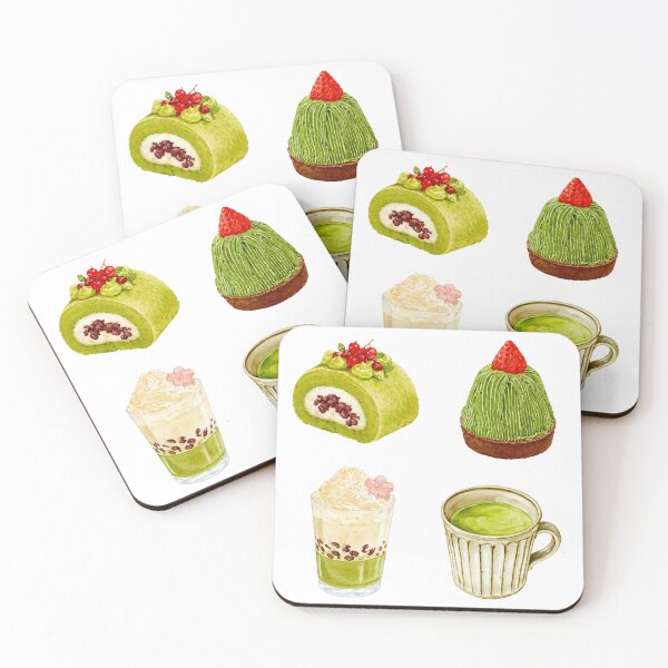Item preview, Matcha Dessert Collection designed and sold by mmkn.art.