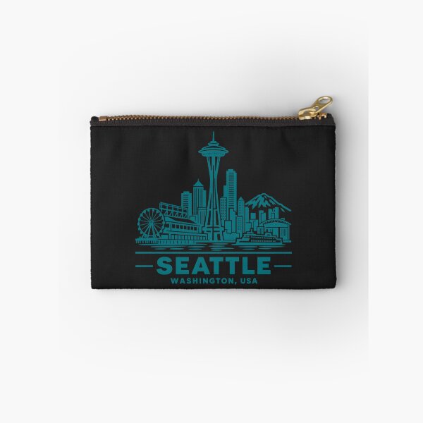Item preview, Seattle Washington USA Line Art Skyline Poster designed and sold by CMYKStudio.