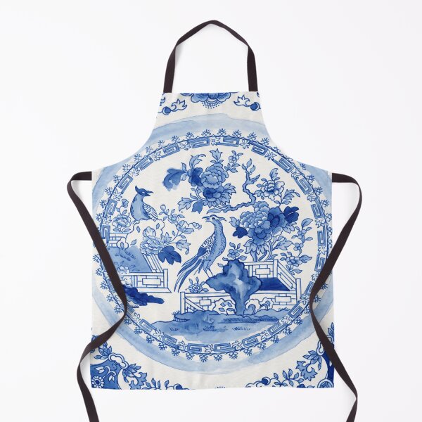Item preview, Chinoiserie Blue Willow Bird Plate designed and sold by Fani*.